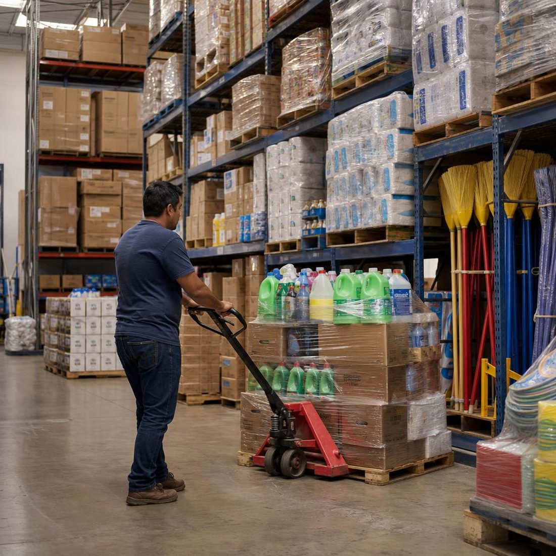 Almacén de producto de Todo en Ferretería en México